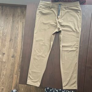 Lululemon Athletica Men's ABC Pants Slim Khaki Chinos 33/32